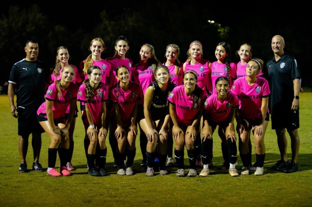 Team under the lights